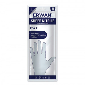 ERWAN™ Nitrile Reusable Super Nitrile Gloves, Blue, ESN2